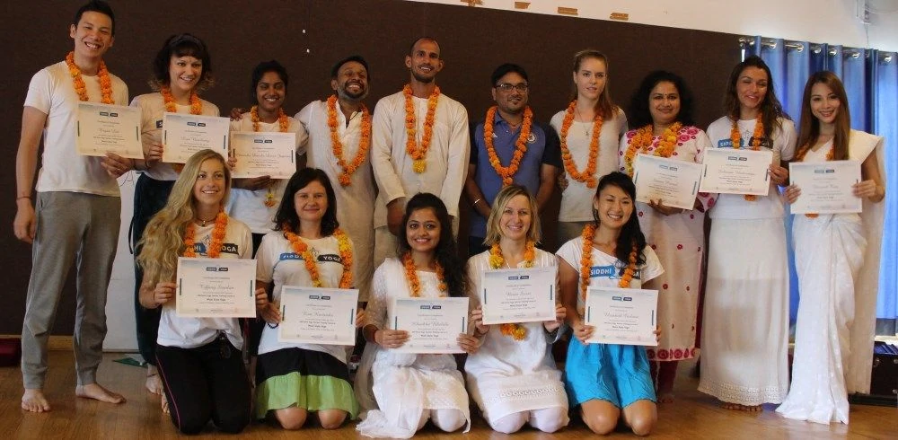 siddhi yoga teacher training graduation