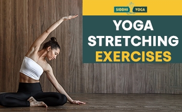 recurso de exercícios de alongamento de ioga