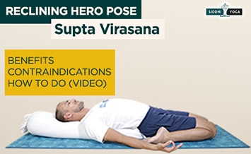 supta virasana reclining hero pose