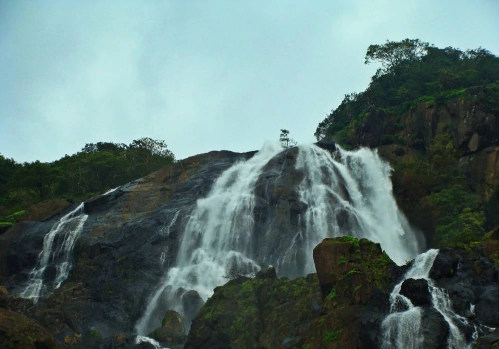 dudhsagar waterfalls south goa