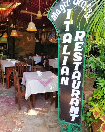 ristorante magico dell'italia del sud di goa