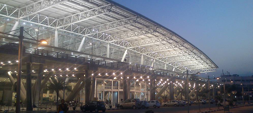 total number of airports in india chennai international airport