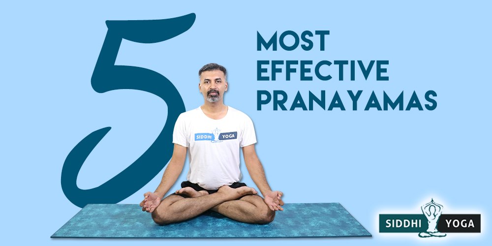 5つの最も効果的なプラナヤマテクニック