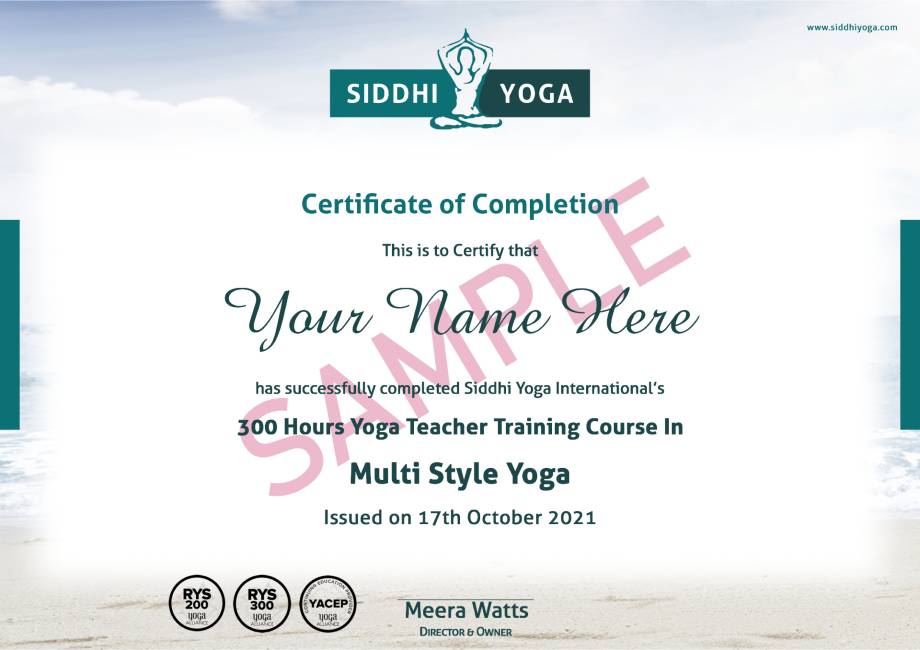 300 hours yoga alliance certification