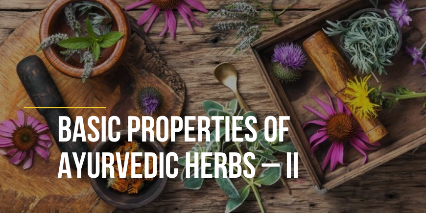 ayurvedic herbs properties