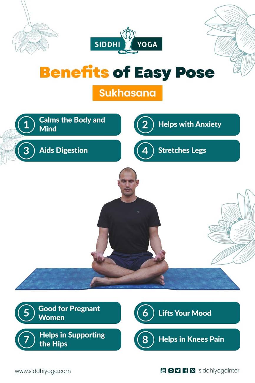 Beneficios de Sukhasana