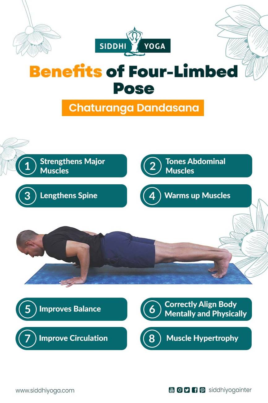 How to do Chaturanga Dandasana: The Four-Limbed Staff Pose - YOGATEKET