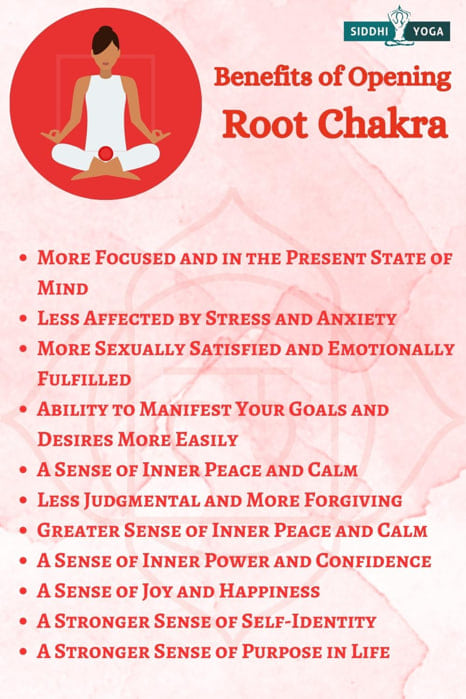 benefits of opening root chakra