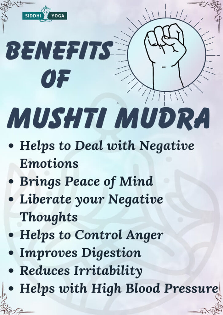 musti mudra benefits