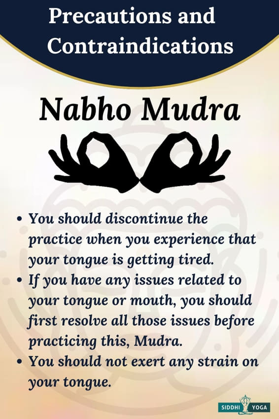 nabho mudra precautions