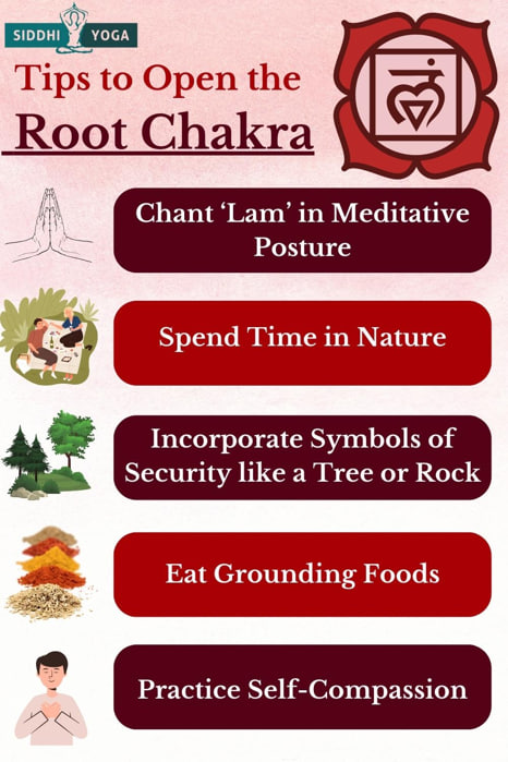 tips to open root chakra