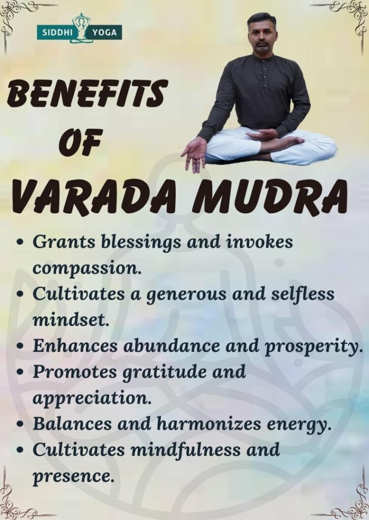 varada mudra benefits