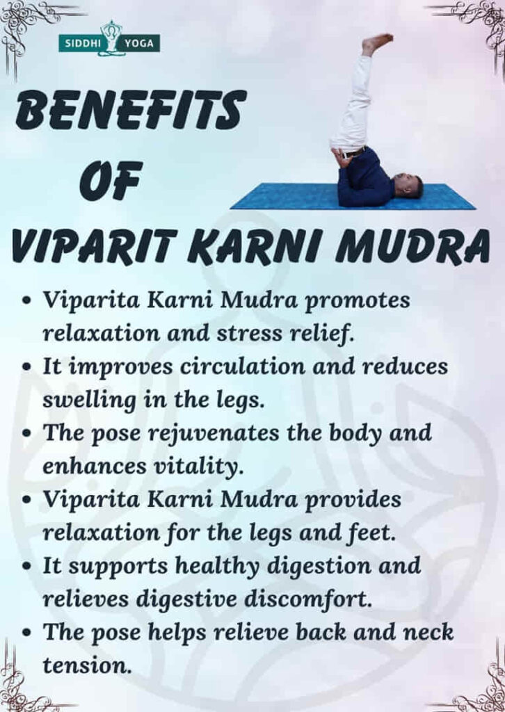 viparita karni mudra benefits