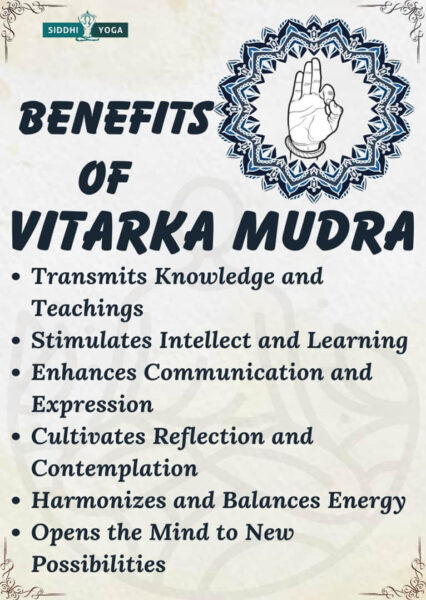 vitarka mudra benefits