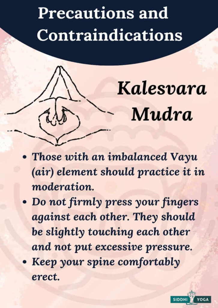 precauções kalesvara mudra