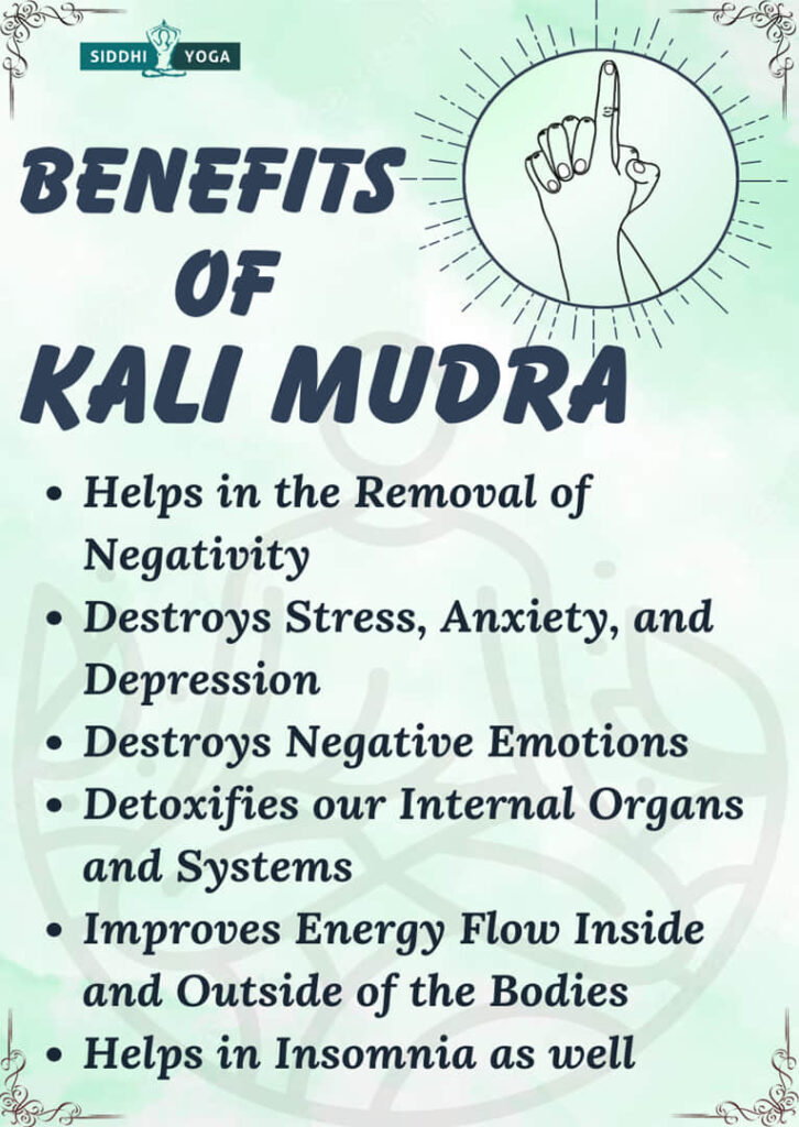 benefici di kali mudra