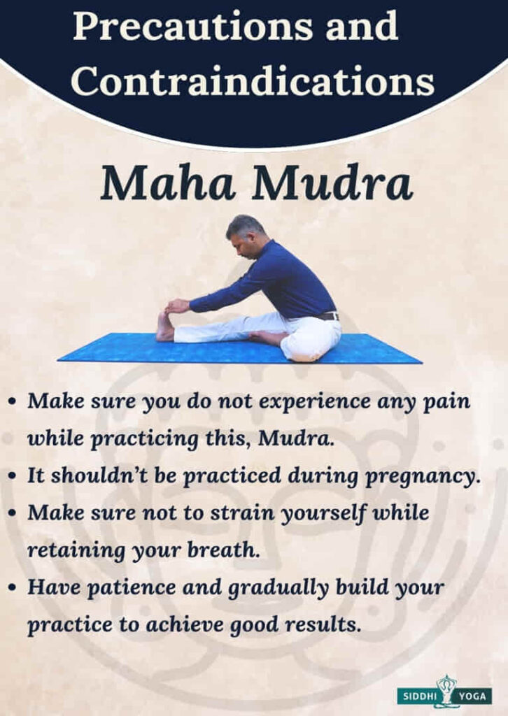 maha mudra precautions