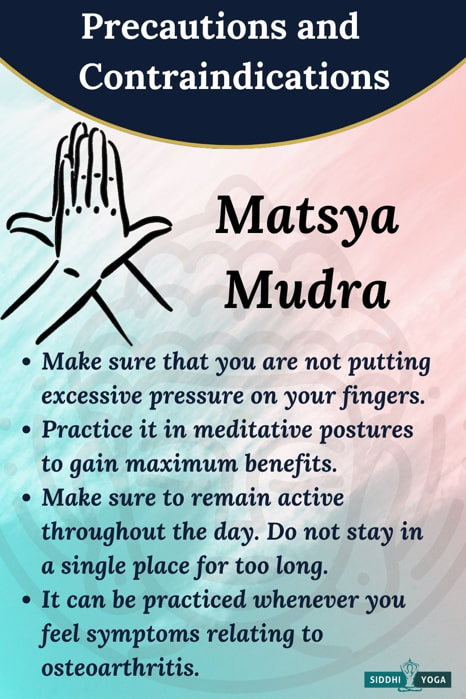 matsya mudra precautions