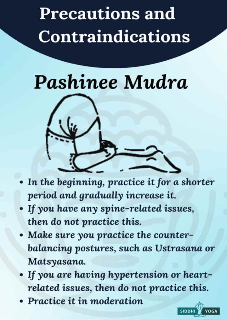 pashinee mudra precautions