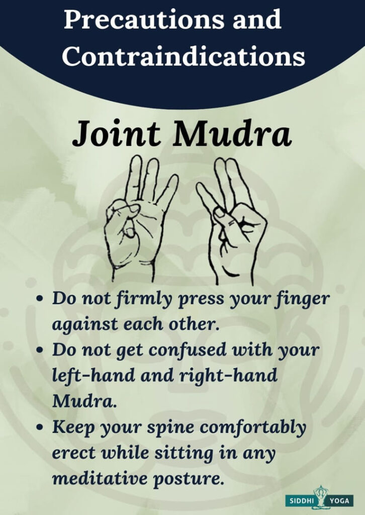 joint mudra precautions