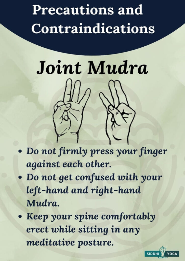 joint mudra precautions