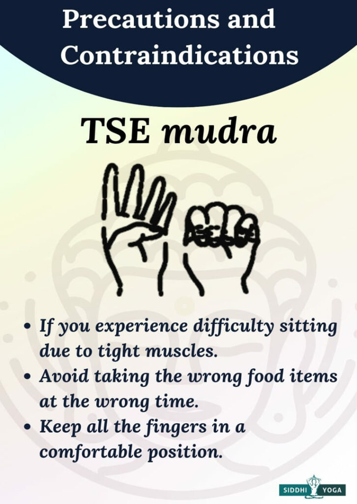 tse mudra precautions