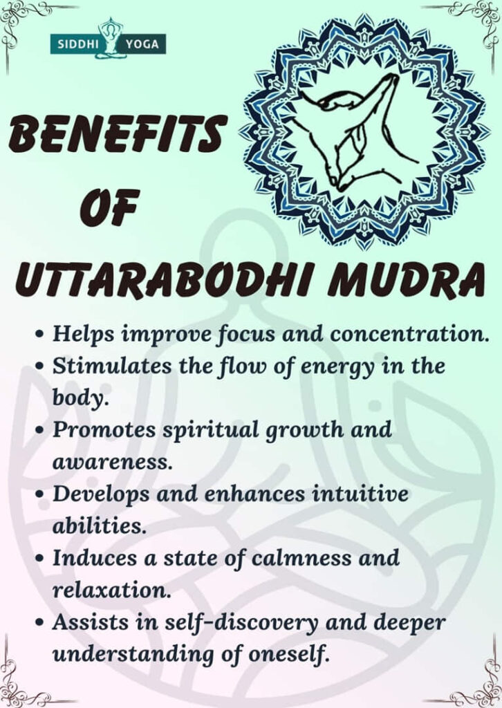 uttarabodhi mudra benefits