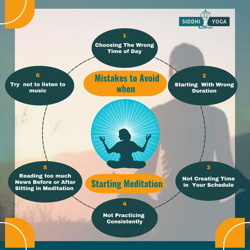 mistakes while meditation