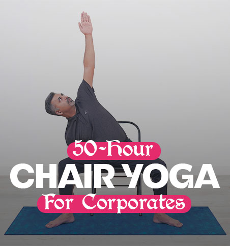 50-Stunden-Stuhl-Yoga für Unternehmen