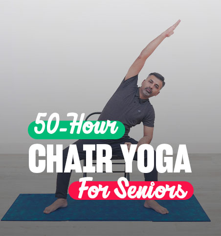 50 horas de cadeira de ioga para idosos