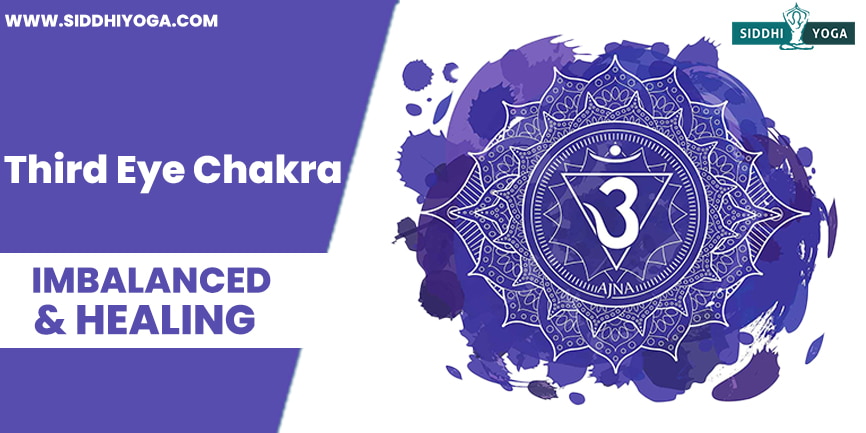 Unausgeglichenes Chakra des dritten Auges
