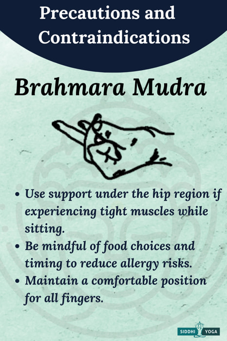brahmara mudra precautions