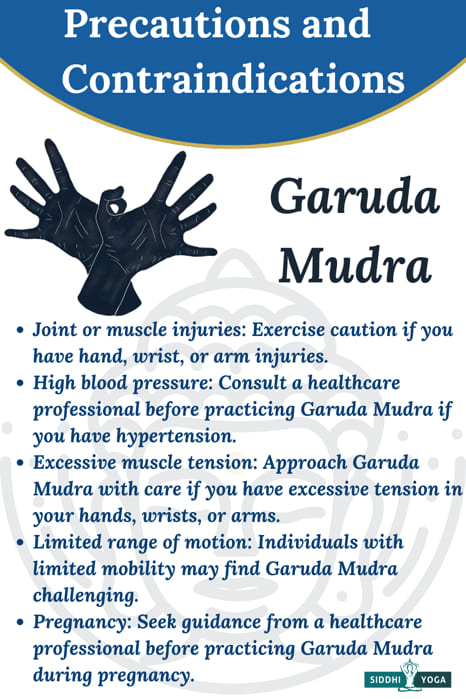 garuda mudra precautions