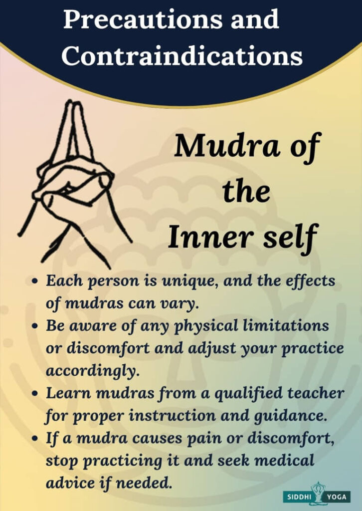 mudra of the inner self precautions