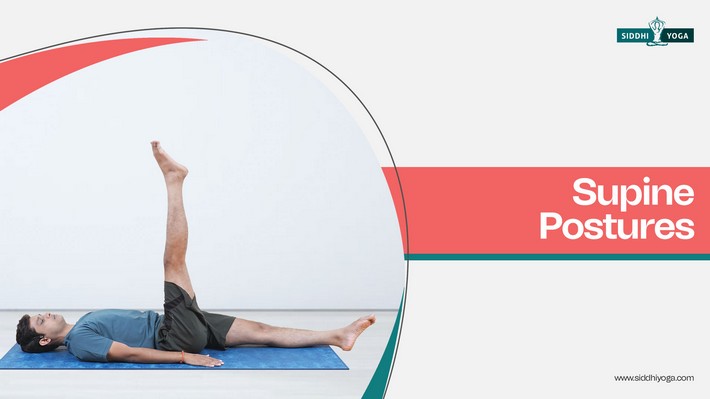 postures vinyasa en décubitus dorsal