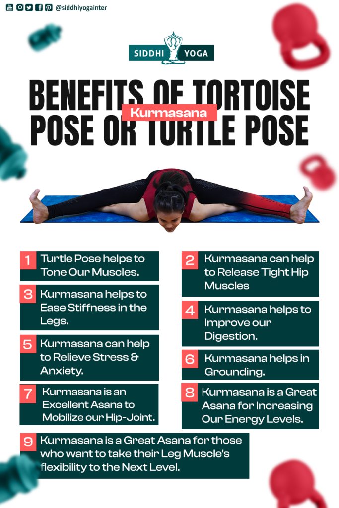 Benefits of Kurmasana