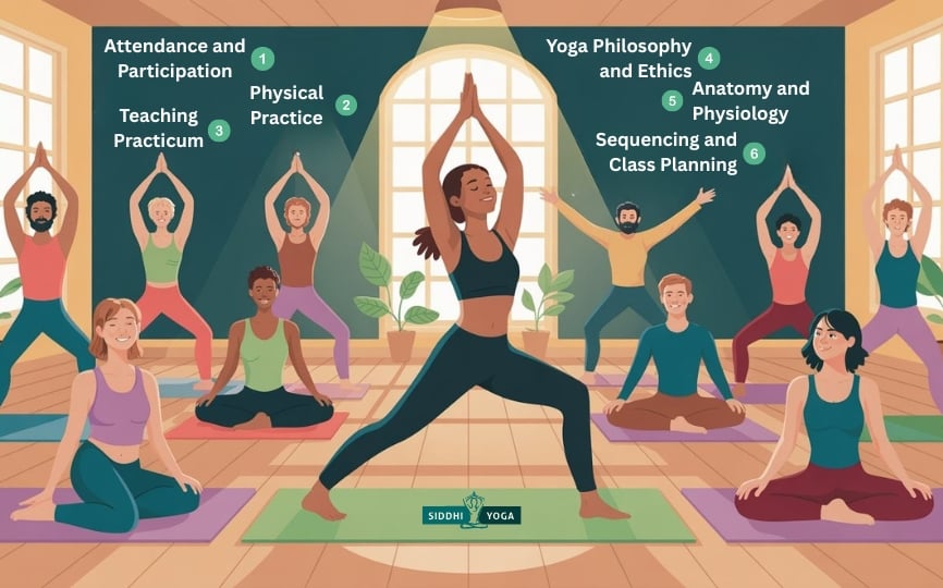 É possível reprovar no treinamento de professores de ioga?