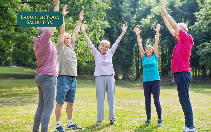 Salão de Yoga do Riso em Nova York