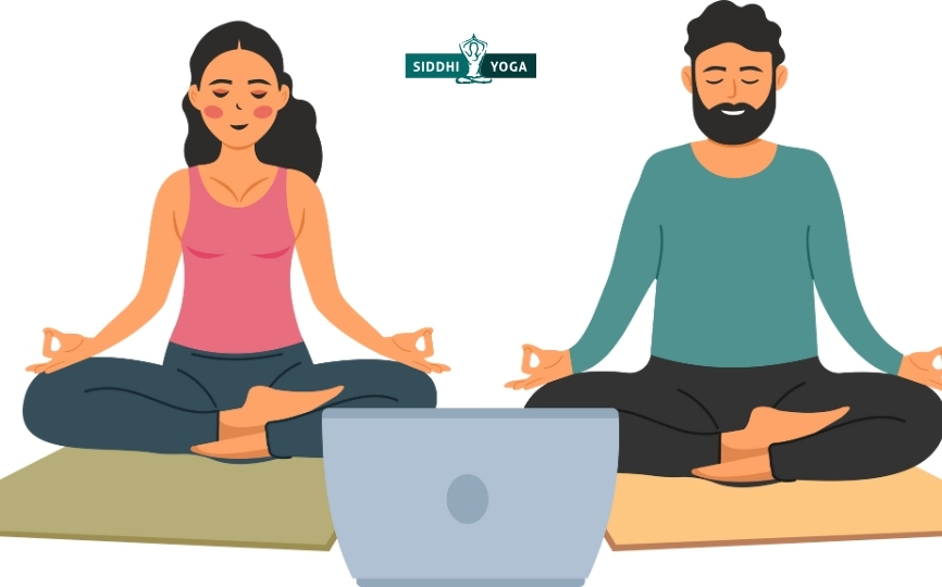 كيف يبدو تدريب اليوغا عبر الإنترنت