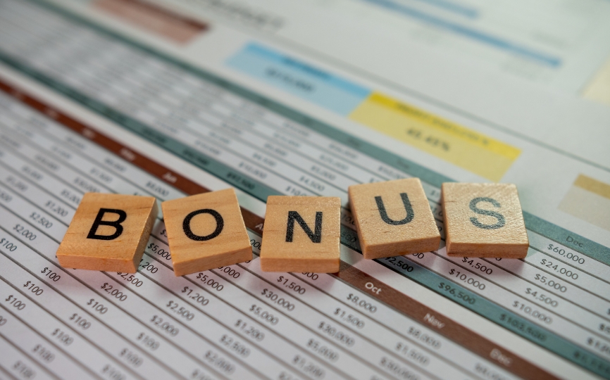 Utilice su reembolso de impuestos o bonificaciones