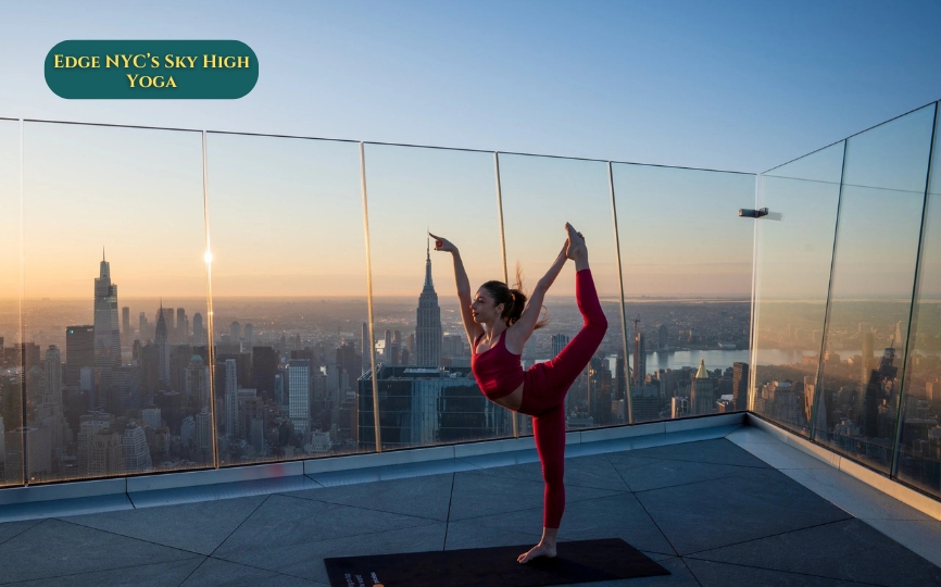 Edge NYC’s Sky High Yoga