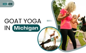 Yoga com cabras em Michigan