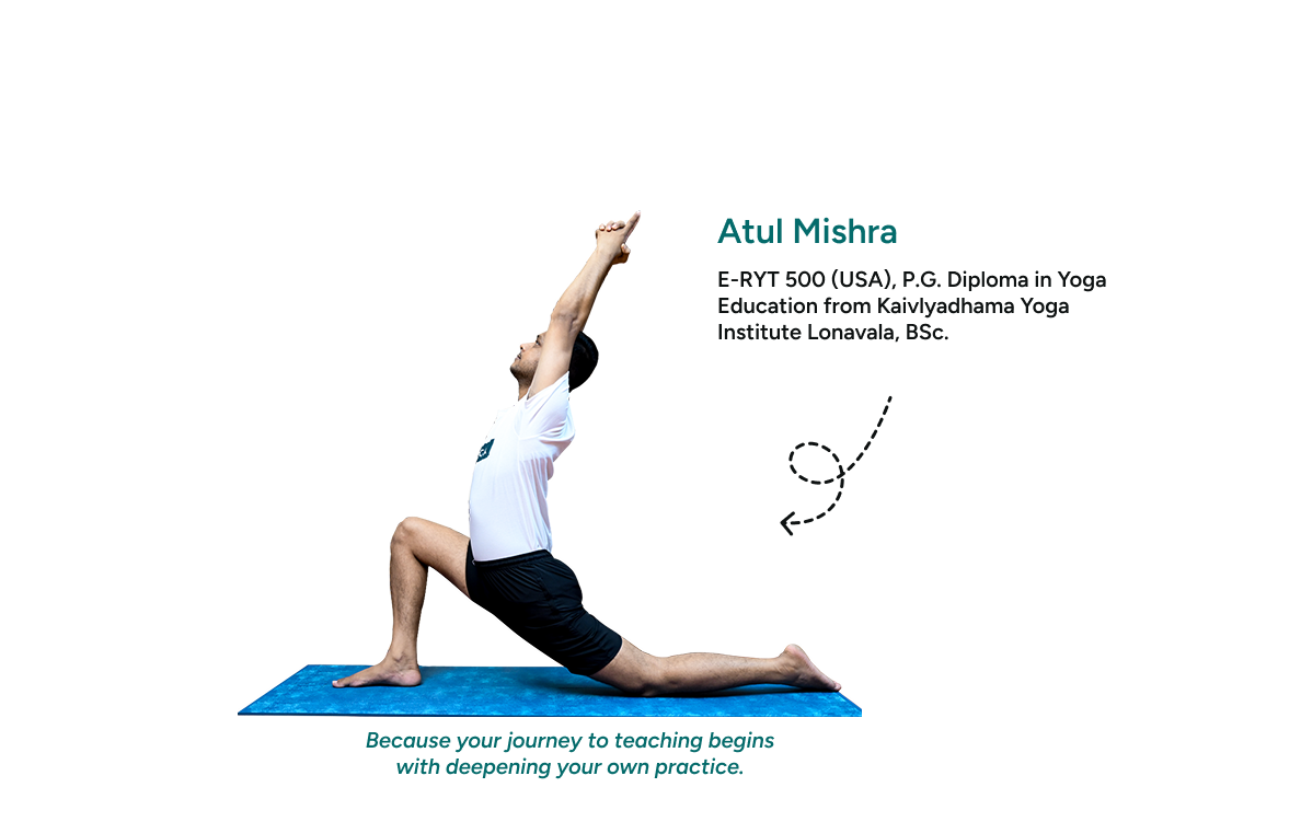 Atul Mishra, professeur de yoga