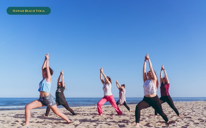 Hawaii Beach Yoga