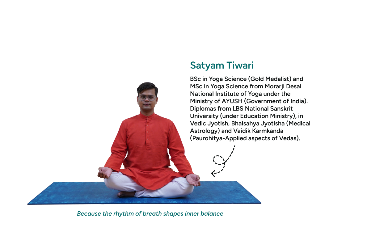 Satyam Tiwari Pranayama-Lehrer