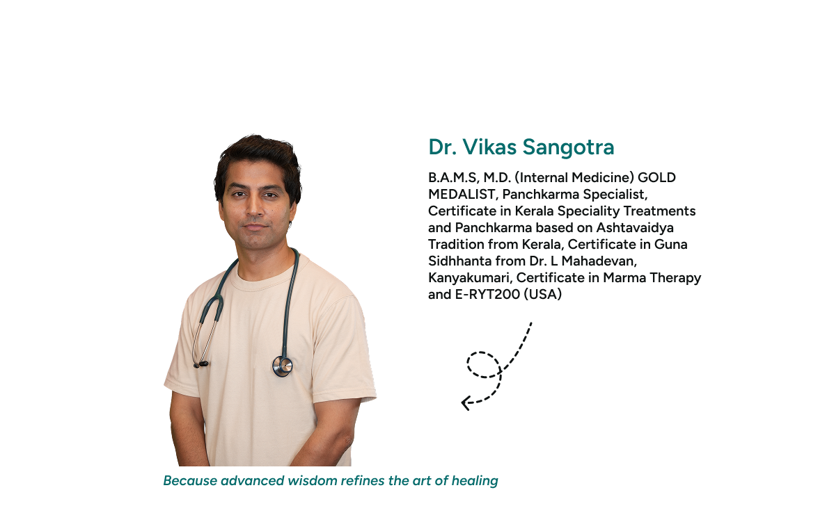 Доктор Викас Санготра, продвинутый практик Аюведы