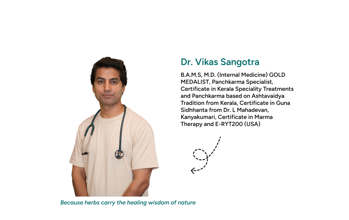 Dr. Vikas Sangotra, herbolario certificado